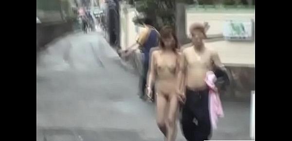  JAV public nudity extreme outdoor exposure Subtitled